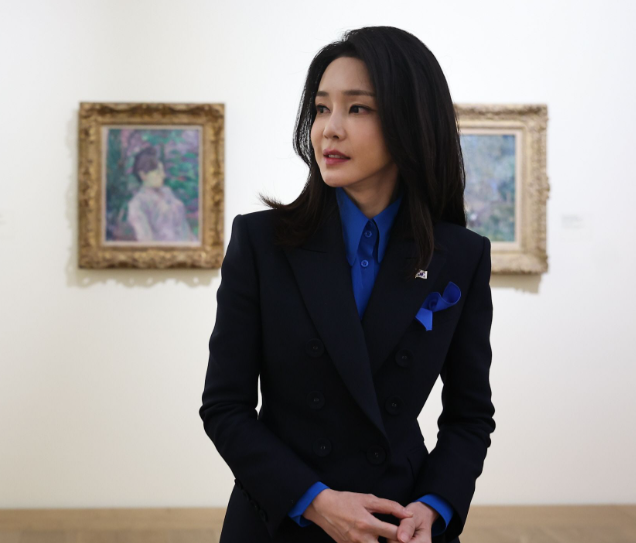 윤석열 전 대통령 배우자 김건희 여사.