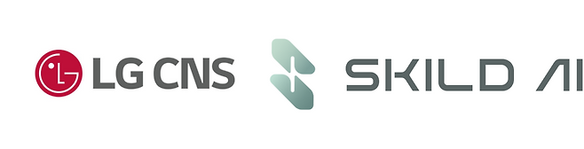 LG CNS와 스킬드 AI 로고