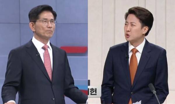 ▲김문수 국민의힘 대선 후보가 차별금지법 관련 사실과 다른 발언을 한 방송연설 및 이준석 개혁신당 대선 후보가 언어 성폭력 발언을 한 TV토론 화면 갈무리