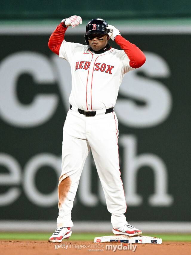보스턴 레드삭스 시절의 라파엘 데버스./게티이미지코리아