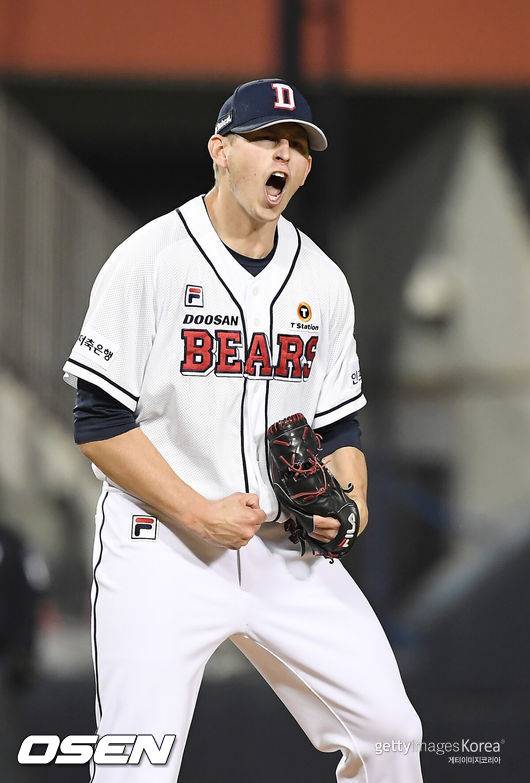 두산 시절 크리스 플렉센. 2020.11.04 /OSEN DB