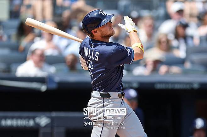 ▲ 탬파베이의 주전 유격수로 6월 들어 갑자기 불방망이를 휘두르고 있는 타일러 월스