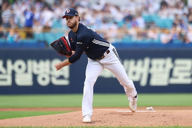 ▲ 시작부터 얻어맞았다 ⓒ 두산 베어스