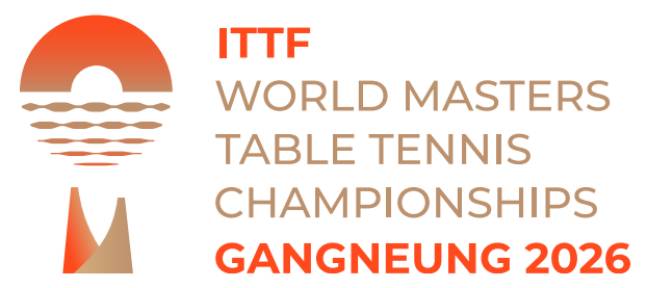 2026 강릉 세계 마스터즈 탁구 선수권대회 앰블럼. /사진=2026강릉세계마스터즈탁구선수권대회 조직위 제공