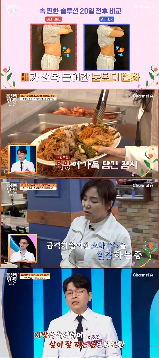 /사진=채널A '몸신의 탄생' 방송화면