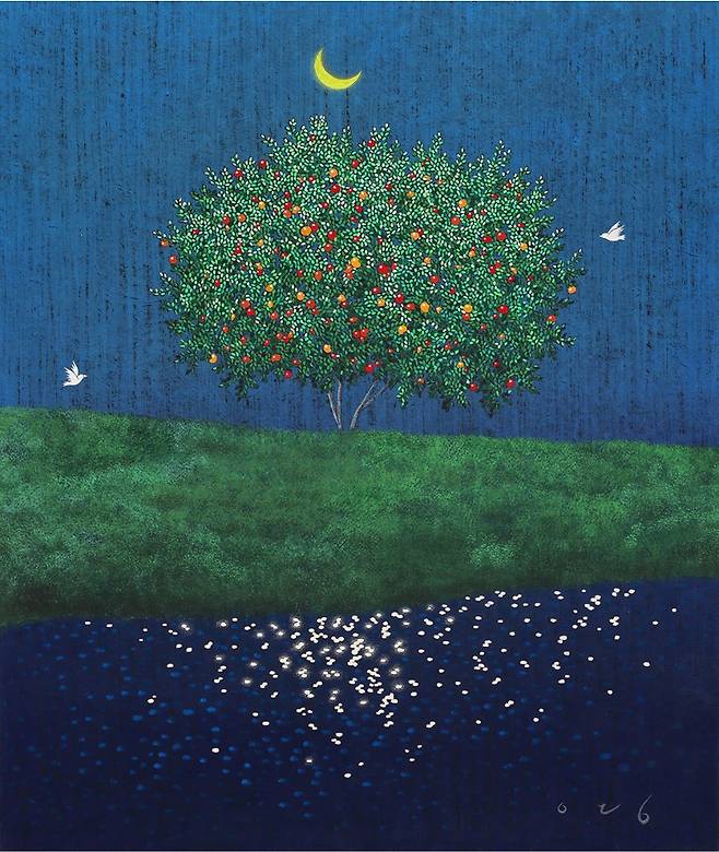 이영지 작가의 '속삭이는 달빛에게 말해'. 사진=한국화랑협회