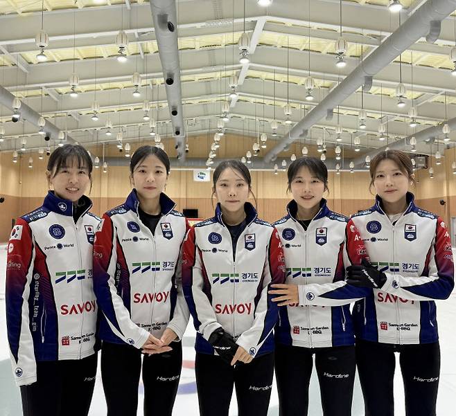 2023~24시즌 여자 컬링 국가대표로 활약한 경기도청 선수들. 사진=대한컬링연맹