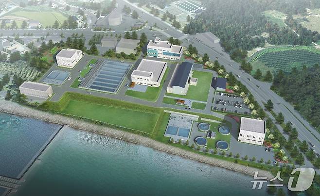 18일 충북 충주시는 단월정수장 현대화 사업을 본격 추진한다고 밝혔다. 사진은 조감도.(충주시 제공. 재판매 및 DB금지)/뉴스1