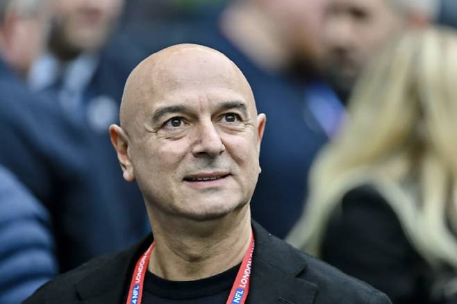 다니엘 레비 토트넘 회장. TBR풋볼 기사캡쳐