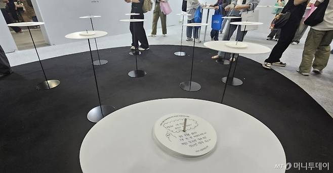 18일 서울 강남구 코엑스에서 열린 '2025 서울국제도서전'에 마련된 체험 프로그램 모습. / 사진 = 오진영 기자.