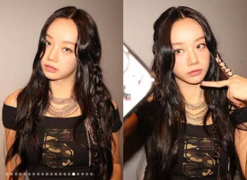 배우 혜리가 독특한 스타일의 액세서리를 착용해 강렬한 인상을 남기고 있다. / 혜리 개인 인스타그램