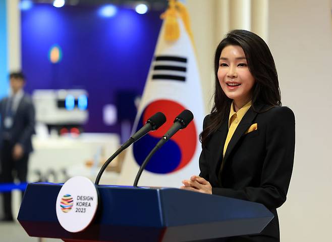 [서울=뉴시스] 김건희 여사 모습 (사진 = 뉴시스 DB) 2025.06.18. photo@newsis.com *재판매 및 DB 금지