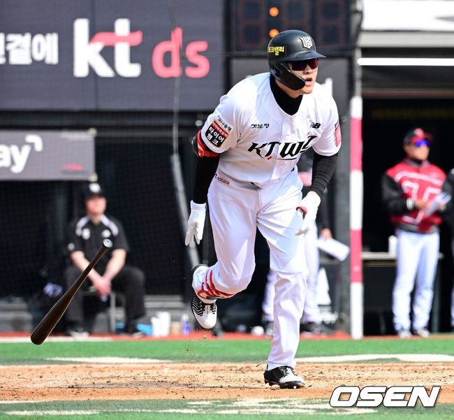 [OSEN=지형준 기자] KT 오재일. 2025.03.09 / jpnews@osen.co.kr