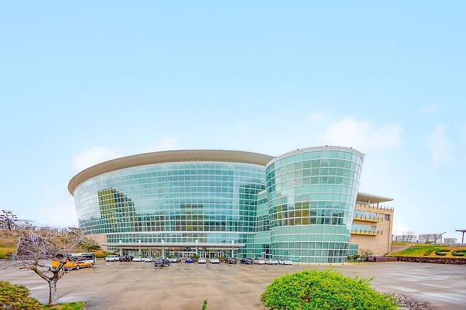 제주 서귀포시 중문관광단지 내 제주국제컨벤션센터 전경.