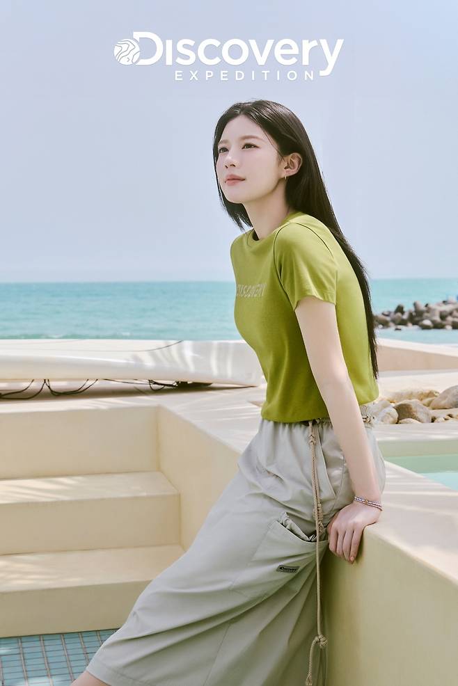 배우 고윤정 아웃도어 브랜드 화보. 사진 디스커버리 익스페디션
