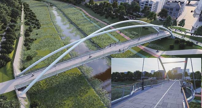 창릉천 통일교 조감도 [고양시 제공. 재판매 및 DB 금지]