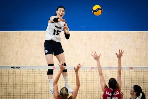 공격하는 이선우 [국제배구연맹 홈페이지 캡처. 재판매 및 DB금지]