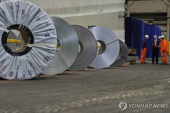 일본제철이 인수를 마친 US스틸 [AP 연합뉴스 자료사진. 재판매 및 DB 금지]