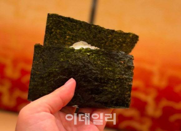 일본의 프리미엄 김 브랜드 ‘시오야 이치반’의 김. (사진=제과점 후가 인스타그램)