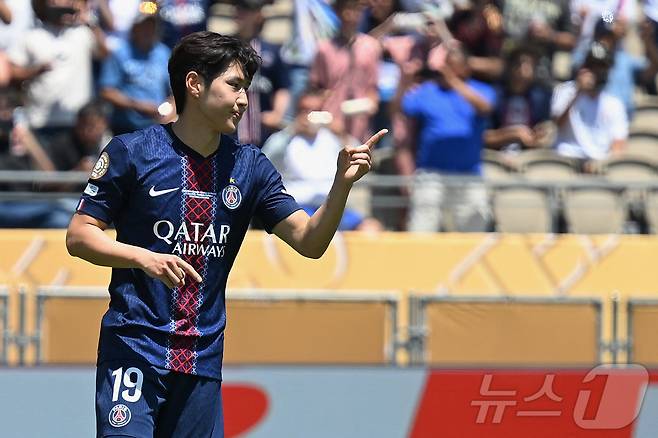 클럽월드컵 아틀레티코 마드리드전에서 득점한 이강인 ⓒ AFP=뉴스1