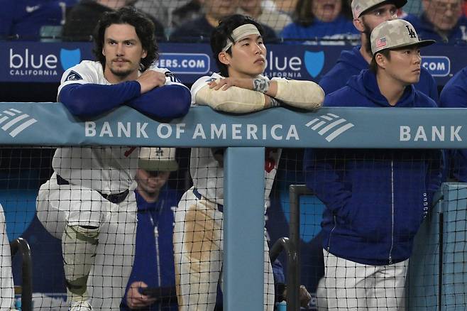 LA 다저스 김혜성(가운데). Imagn Images연합뉴스