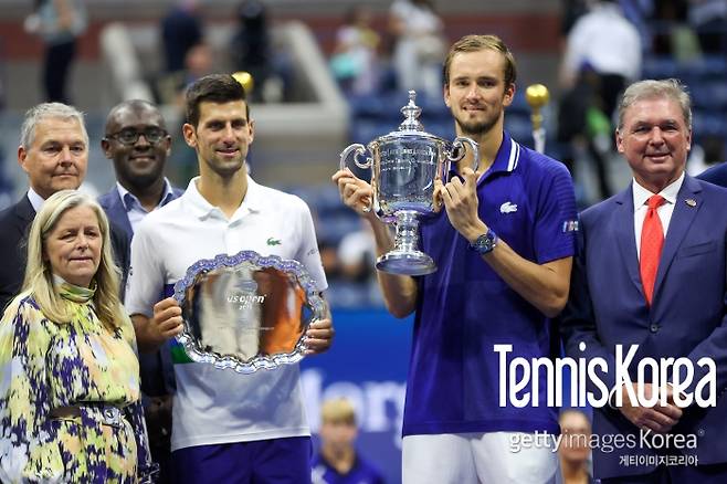 메드베데프가 투어 400승 중 인생 경기로 꼽은 2021 US오픈 장면