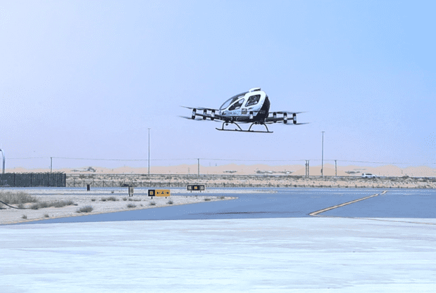 아부다비에서 비행하고 있는 EH216-S(사진=IT즈자)