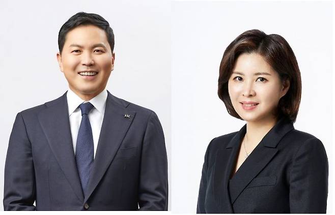 윤상현 콜마홀딩스 부회장, 윤여원 콜마비앤에이치 대표.