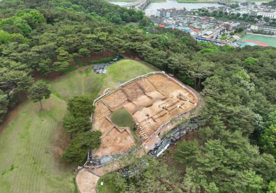 공주 왕릉원 1-4호분 조사 후 전경. 사진=국립부여문화유산연구소