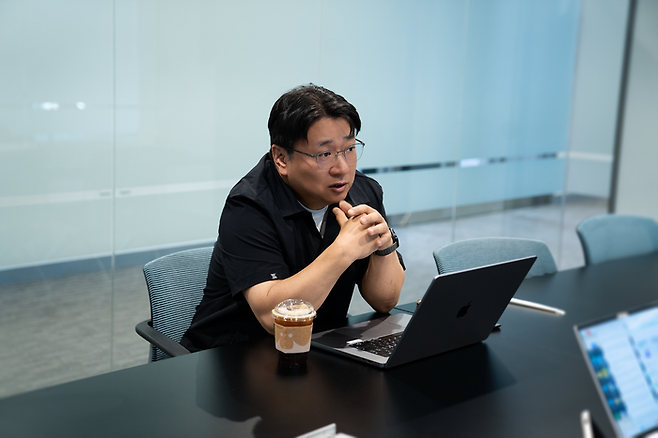 설창환 넷마블 AI&TECH랩 랩장이 구로구 지타워 사옥에서 데일리안과 만나 인터뷰하고 있다.ⓒ넷마블