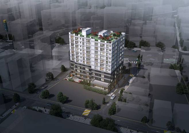 '월드메르디앙 서초' 조감도. 한국토지신탁 제공