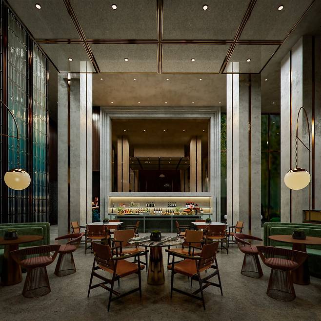 더파크사이드 스위트 어매니티 투시도. 사진=더파크사이드 서울