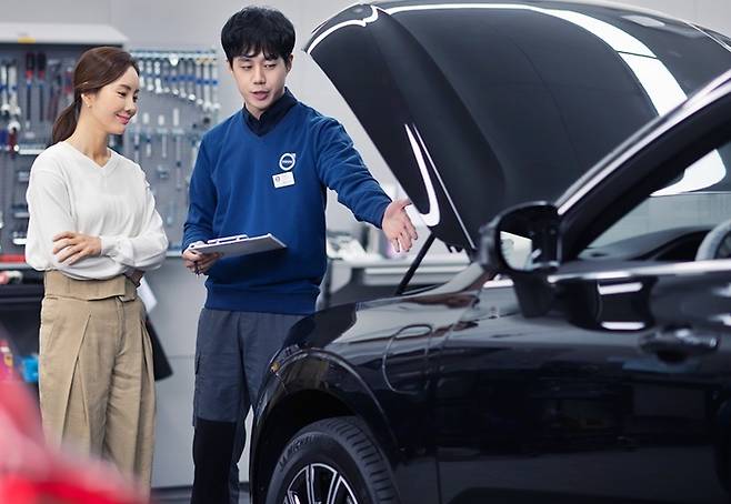 볼보 서비스 자료 사진  [사진출처=볼보]