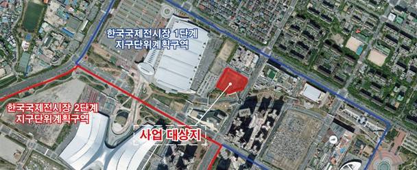 고양시가 매각을 통해 호텔건립을 계획하고 있는 숙박시설 부지. /사진제공=고양시