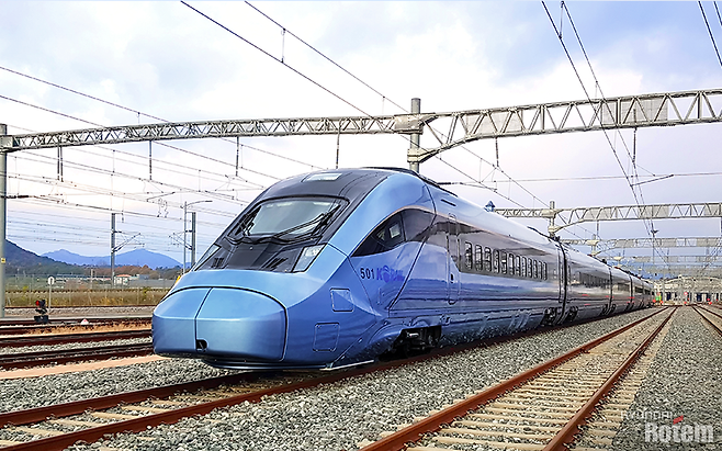 현대로템의 KTX-이음 [현대로템 블로그 캡처]