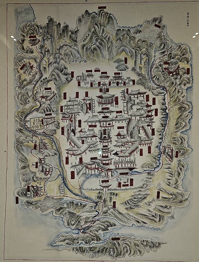 송광사 사적지도