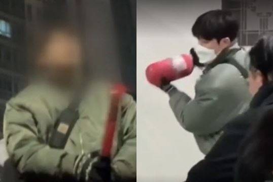 전모 씨가 지난 1월 당시 서부지법에 난입한 모습. [JTBC 보도 영상 캡처]