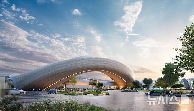 [인천=뉴시스] 인천 연수구 송도국제도시 유럽형 스파 리조트 '테르메' 개발사업 조감도. (사진=Therme group 제공) 2025.06.19. photo@newsis.com