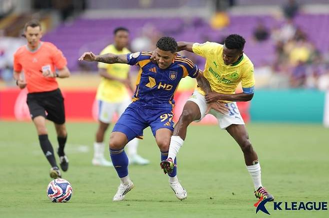[서울=뉴시스] 프로축구 K리그1 울산 HD의 에릭. (사진=한국프로축구연맹 제공) *재판매 및 DB 금지