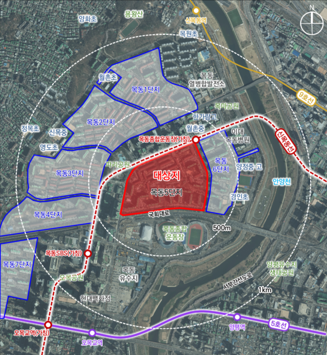 5단지 위치도. 자료 제공=서울시