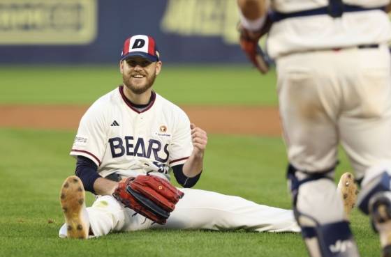 두산 베어스 외국인 투수 콜어빈. /사진=두산 베어스 제공