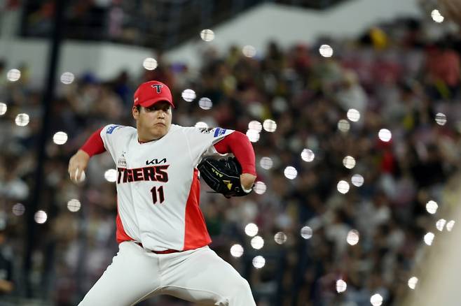 KIA 조상우가 18일 광주 KT전에서 역투하고 있다. /사진=KIA 타이거즈 제공