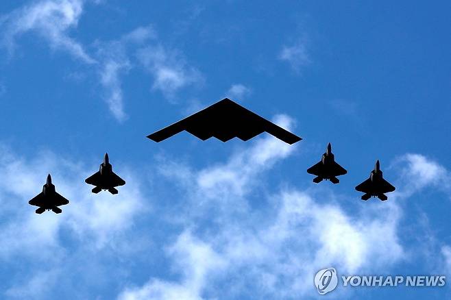 미국의 B-2 전략 폭격기 [로이터 연합뉴스 자료사진. 재판매 및 DB 금지]