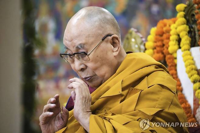 달라이 라마 [AP 연합뉴스 자료사진. 재판매 및 DB 금지]