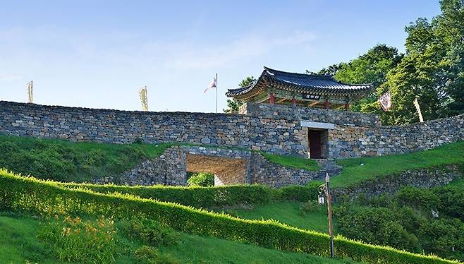 공주 공산성 금서루 성곽 [백제세계유산센터 제공. 재판매 및 DB 금지]