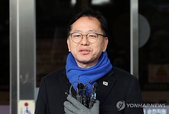 재판 마친 김문수 의원 [연합뉴스 자료사진]