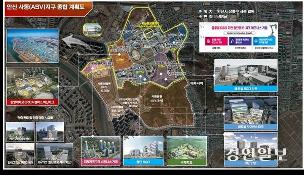 안산 ASV지구 조성 계획도/안산시 제공