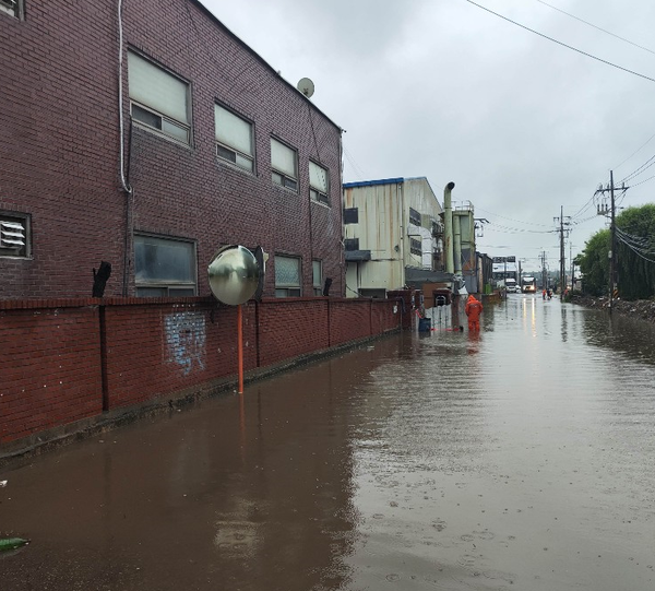 서구 오류동 434-65 도로침수