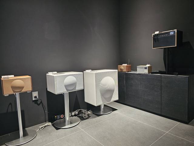 매장엔 다양한 제네바 제품도 있다. 제네바 스피커는 블루투스 연결에 시간이 소요돼 직원의 도움을 받는 게 좋다. 조경건 부산닷컴 기자