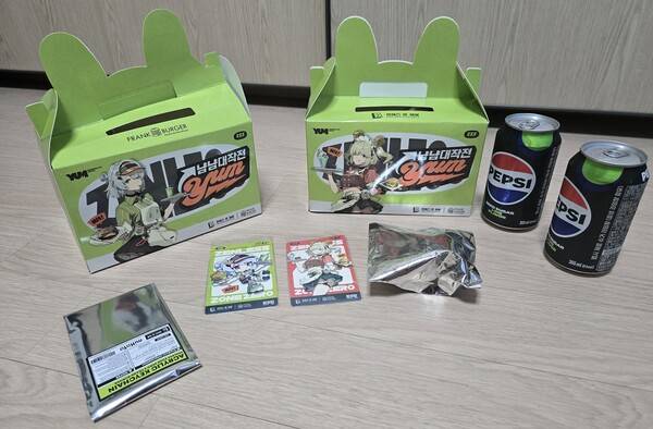 - 빗속을 뚫고 온 냠냠대작전 엔비 세트와 버니스 세트